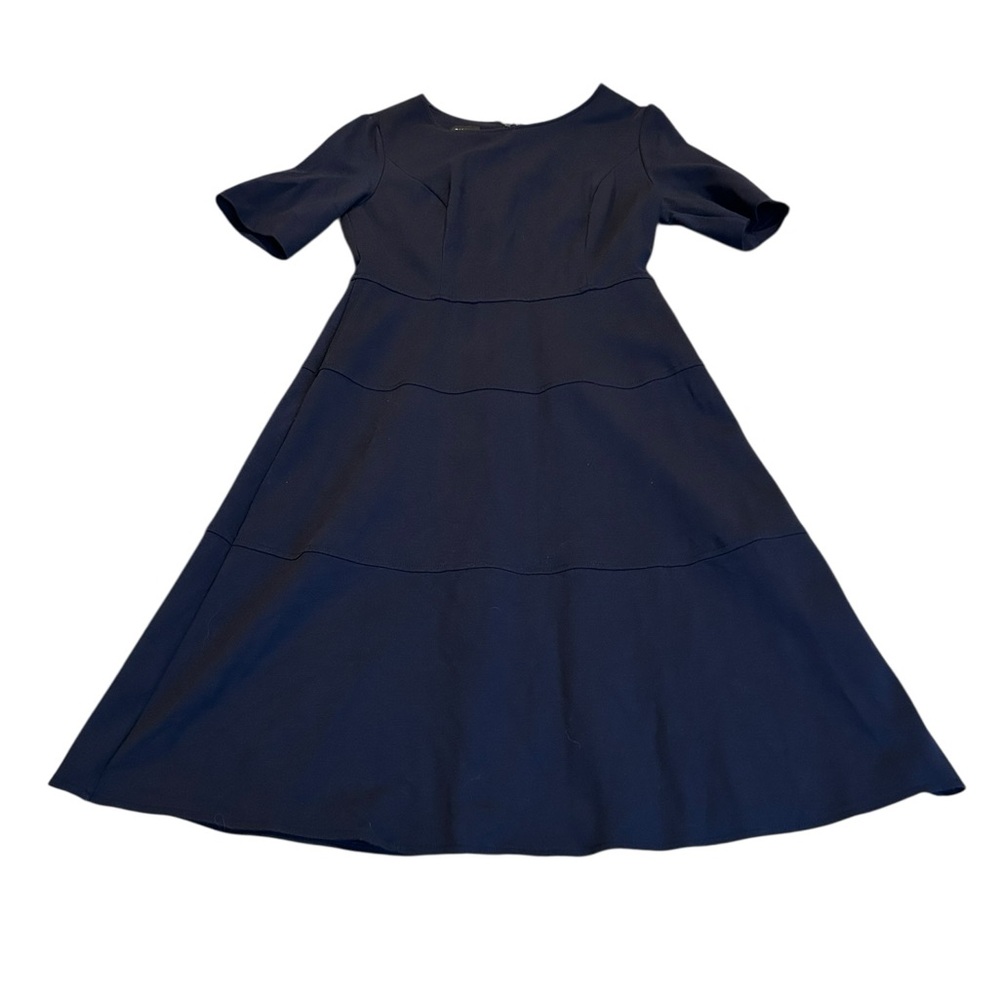 TALBOTS navy ponte knit dress